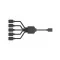 Cooler master ARGB 1 to 5 splitter cable